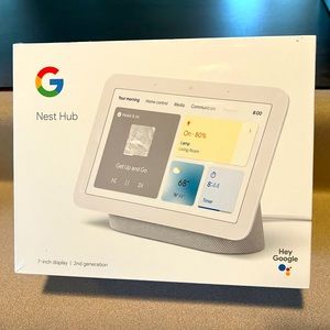 New, Unopened Google Nest Hub, 2nd Gen, 7 inch Display